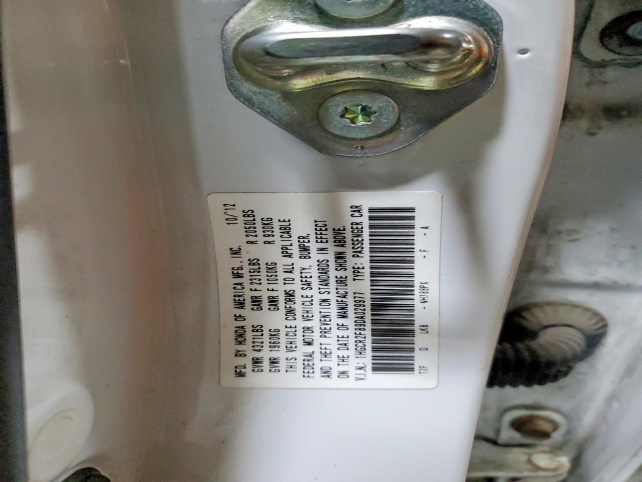 2013 HONDA ACCORD EXL photo 25