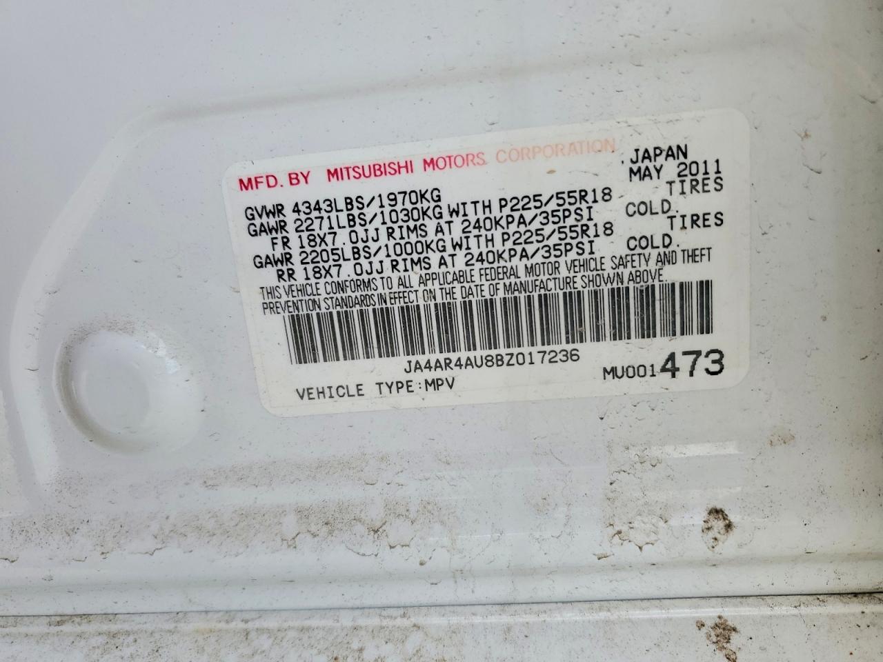 2011 MITSUBISHI OUTLANDER SPORT SE photo 13