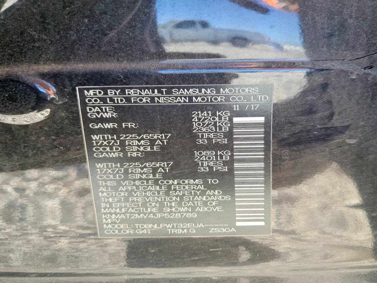 2018 NISSAN ROGUE S photo 13