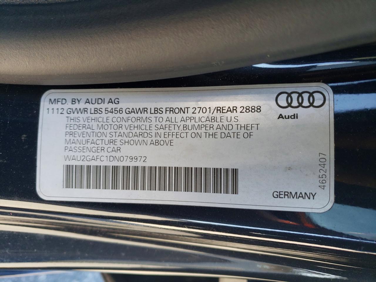 2013 AUDI A7 PRESTIGE photo 23