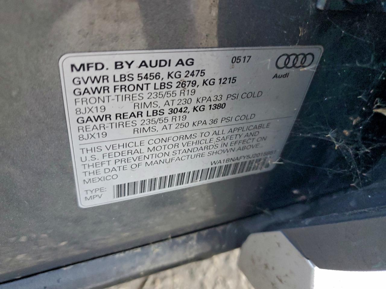 2018 AUDI Q5 PREMIUM PLUS photo 14