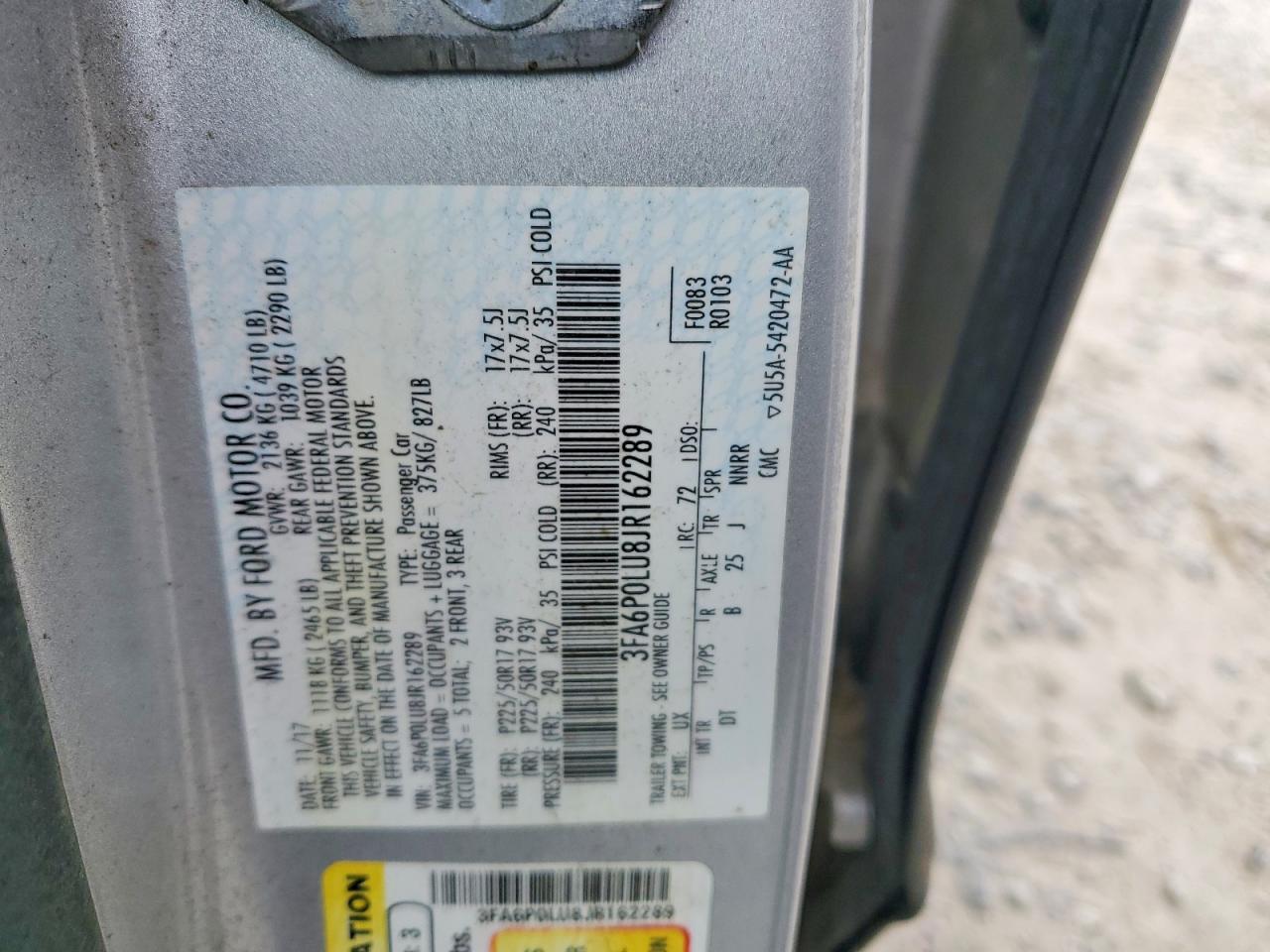 2018 FORD FUSION SE HYBRID photo 12
