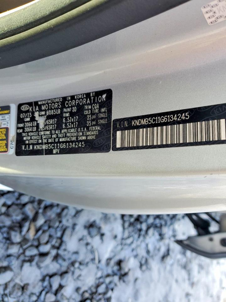 2016 KIA SEDONA LX photo 13
