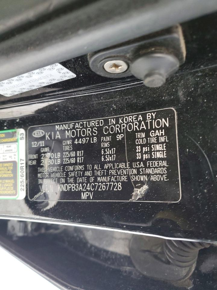 2012 KIA SPORTAGE BASE photo 25