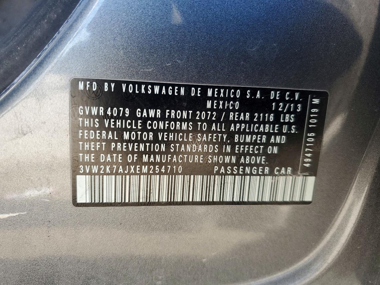 2014 VOLKSWAGEN JETTA BASE photo 13