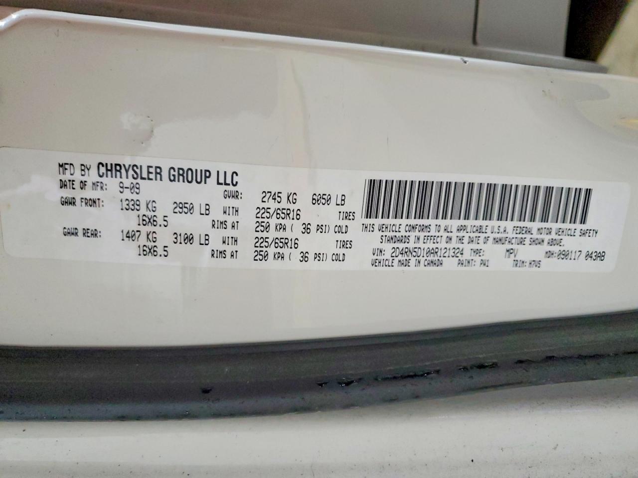 2010 DODGE GRAND CARAVAN SXT photo 13