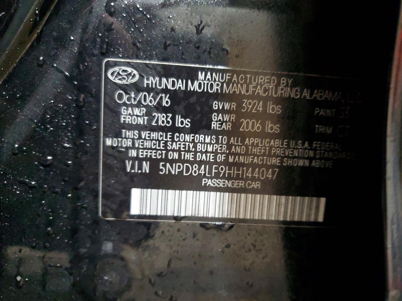 2017 HYUNDAI ELANTRA SE photo 13