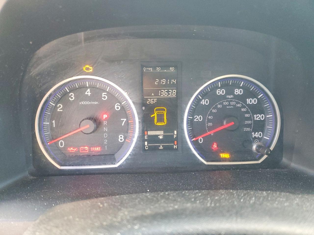 2008 HONDA CR-V EXL photo 9