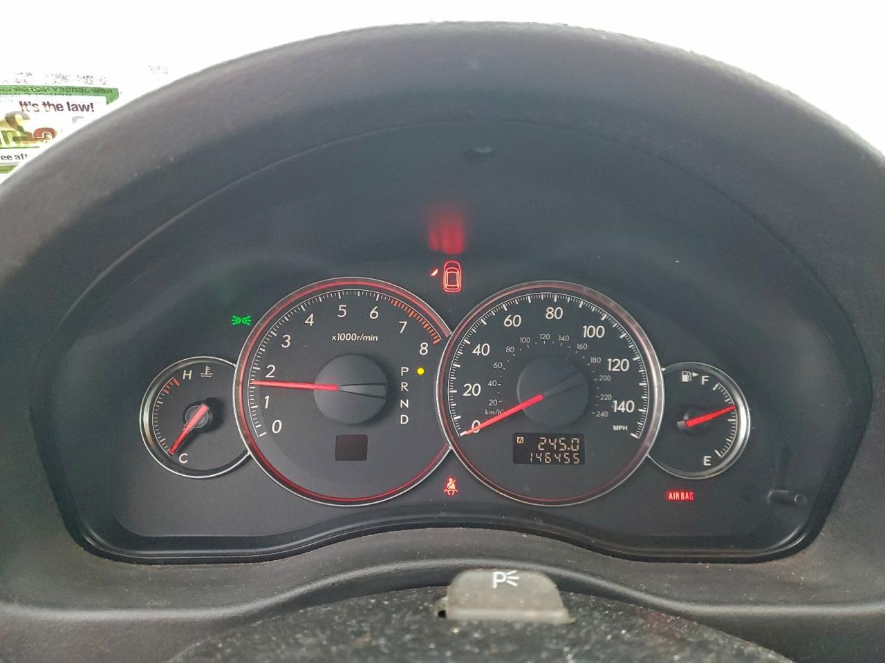 2008 SUBARU LEGACY 2.5I photo 9
