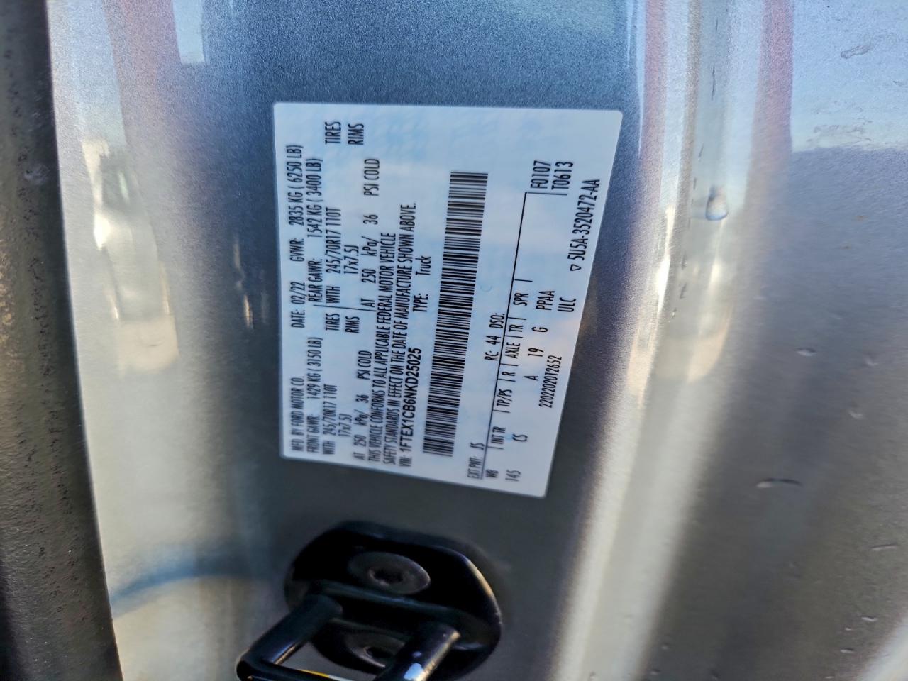 2022 FORD F150 SUPER CAB photo 13