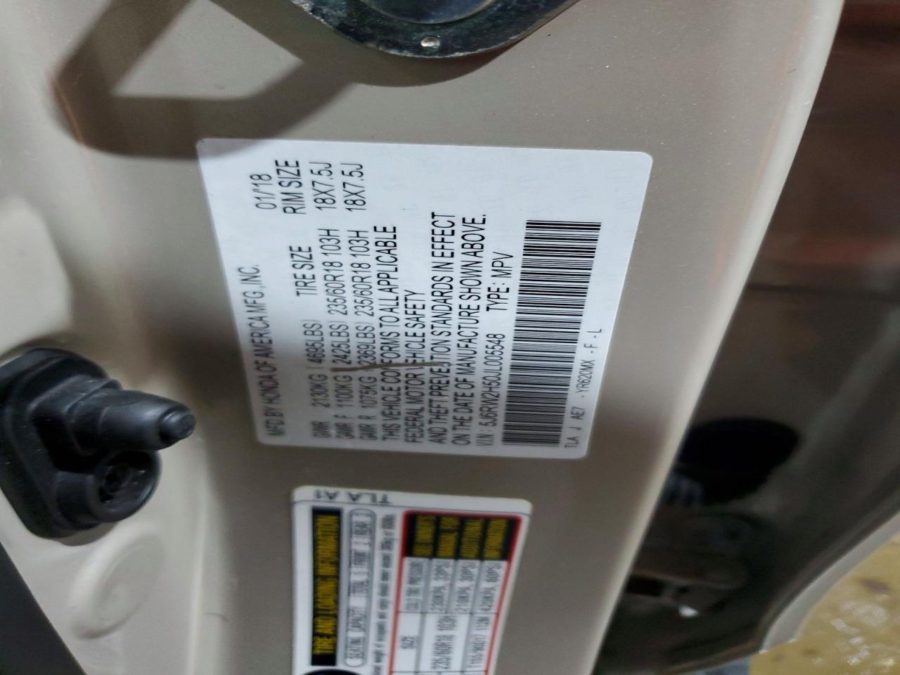 2018 HONDA CR-V EX photo 25