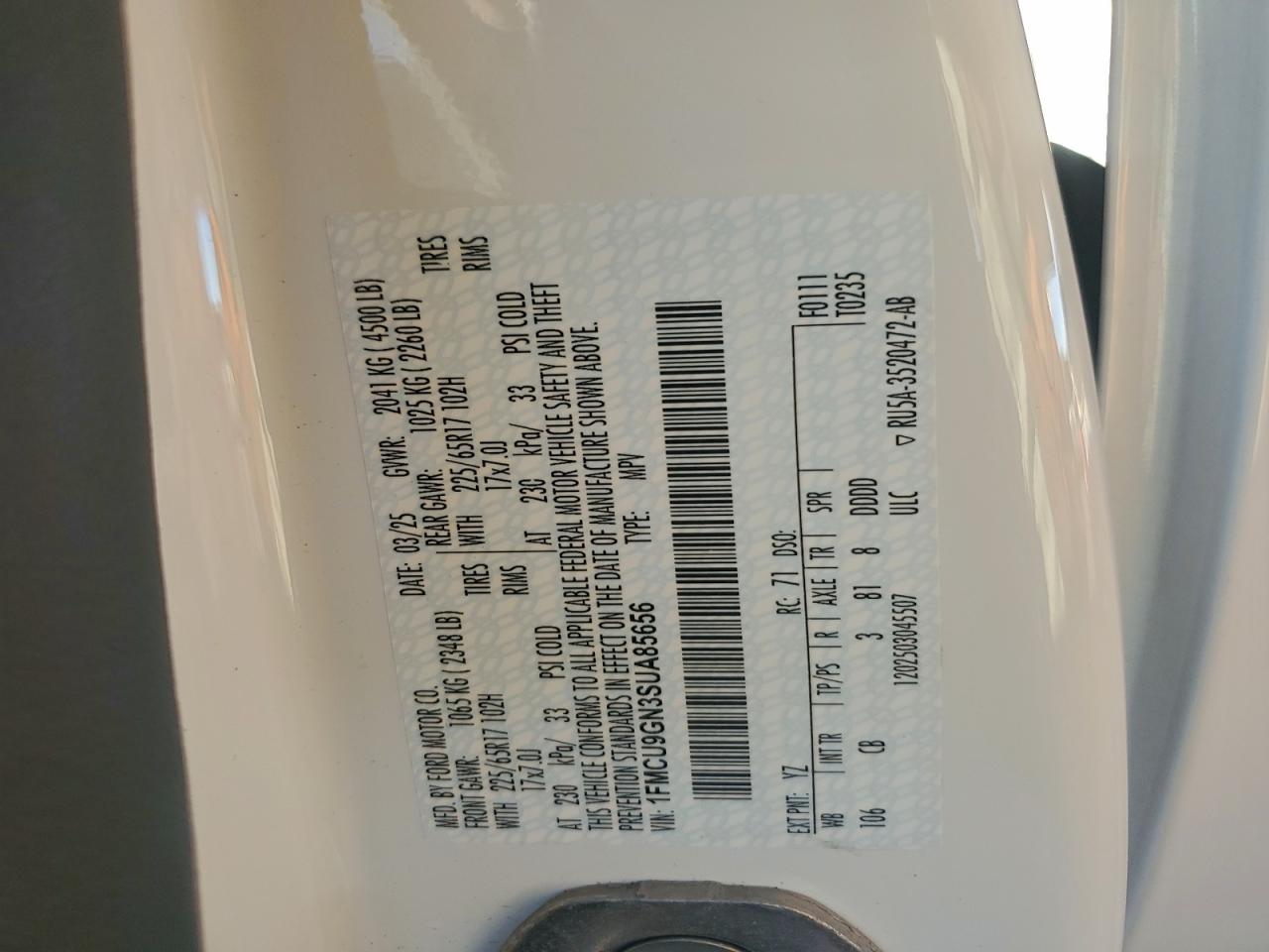 2025 FORD ESCAPE ACTIVE photo 14