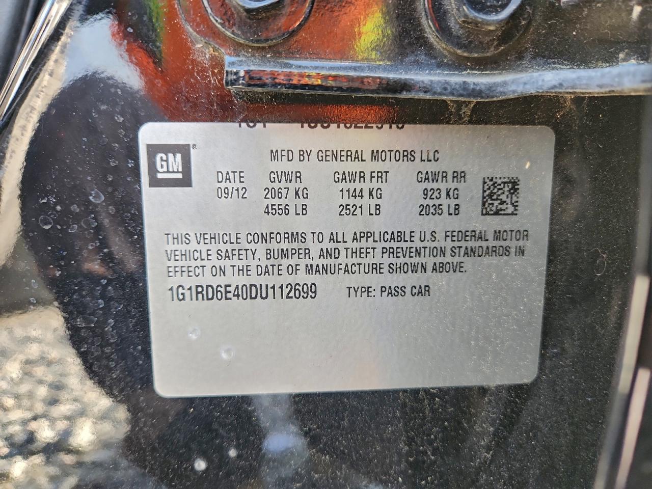2013 CHEVROLET VOLT photo 23