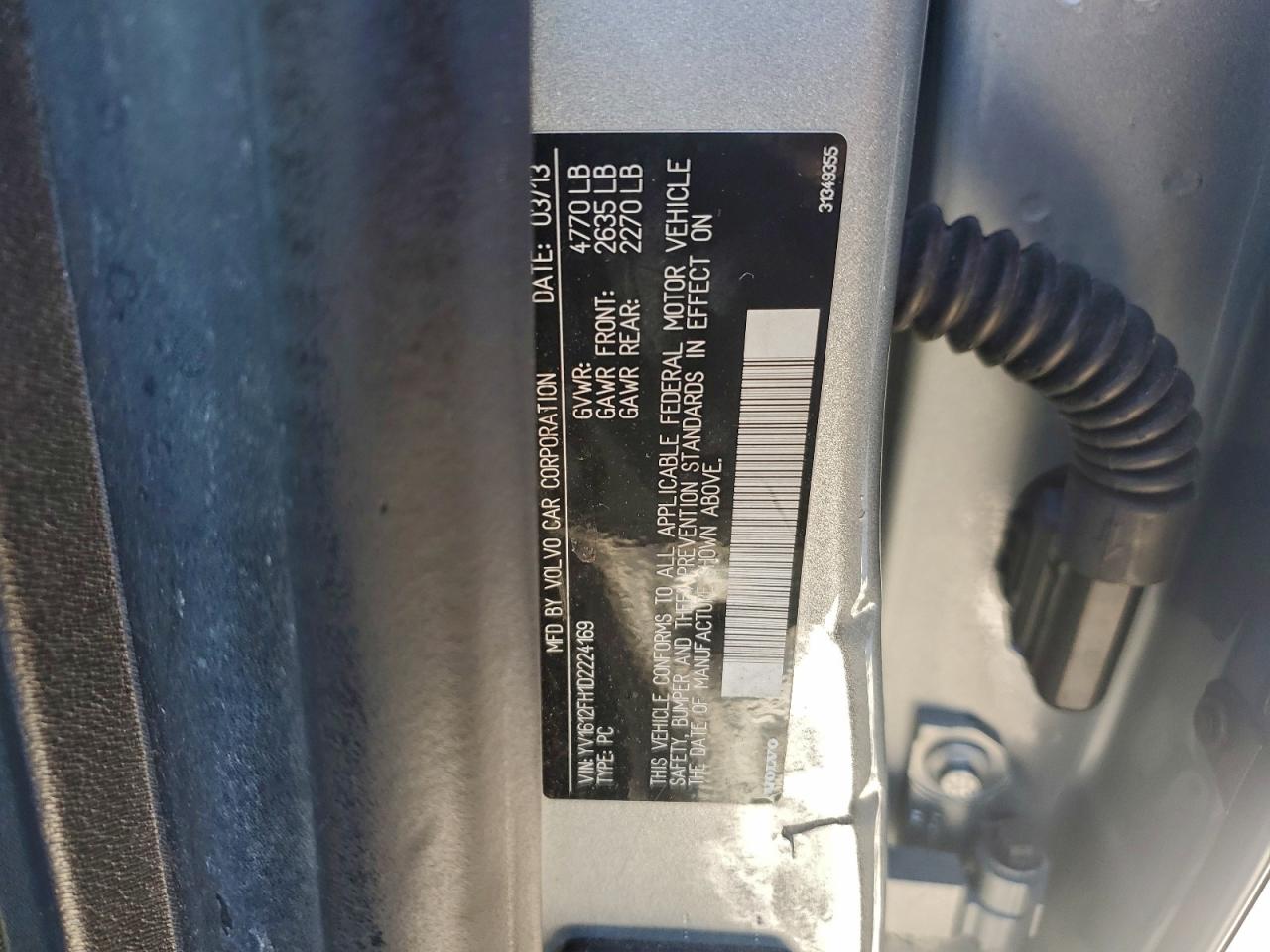 2013 VOLVO S60 T5 photo 12