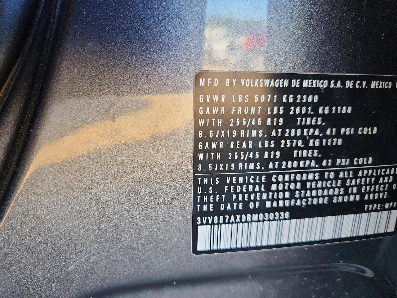 2024 VOLKSWAGEN TIGUAN SE R-LINE BLACK photo 14