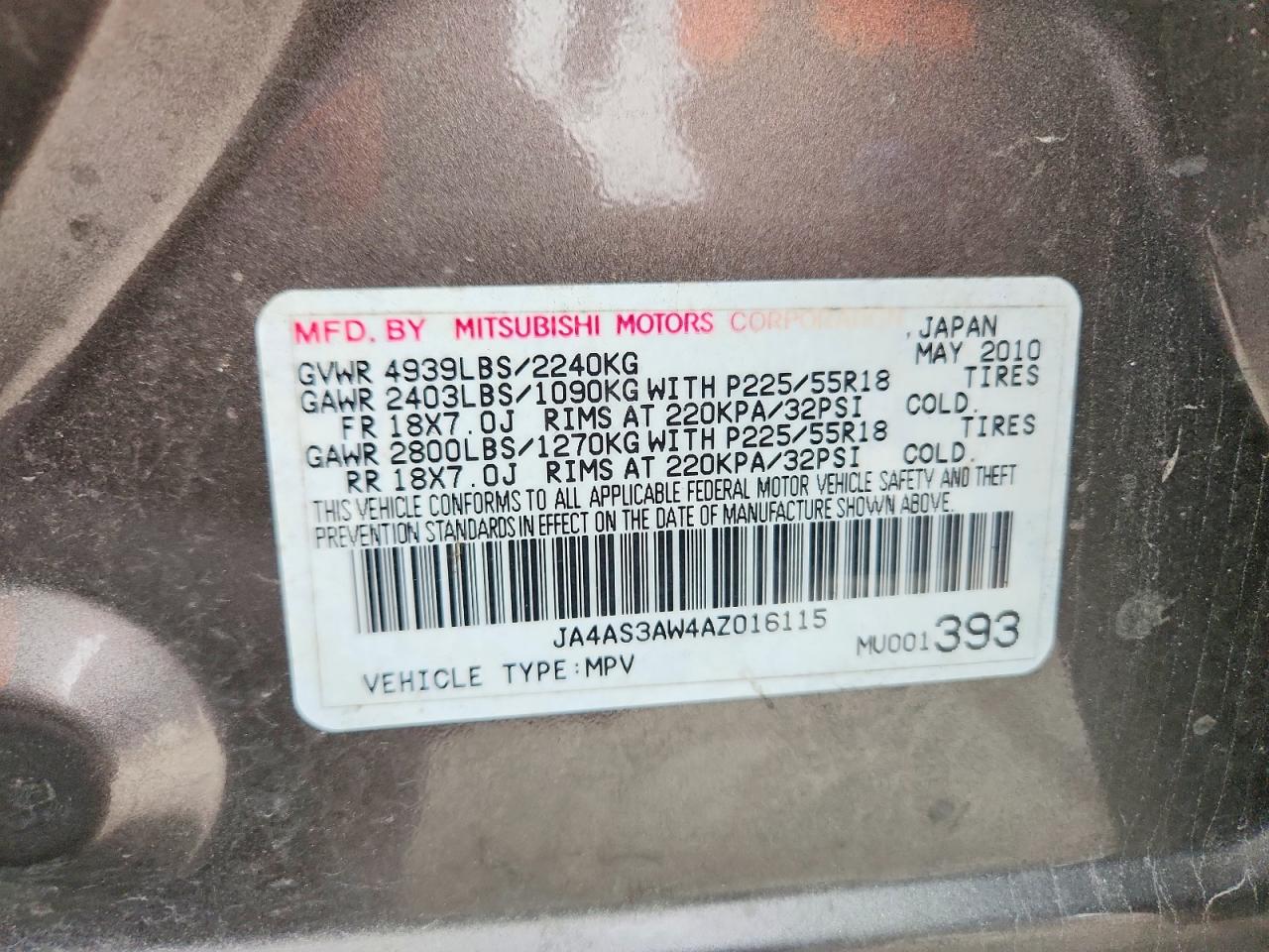 2010 MITSUBISHI OUTLANDER SE photo 25