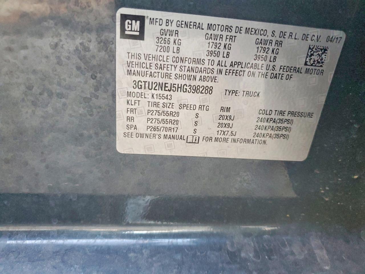 2017 GMC SIERRA K1500 SLT photo 12