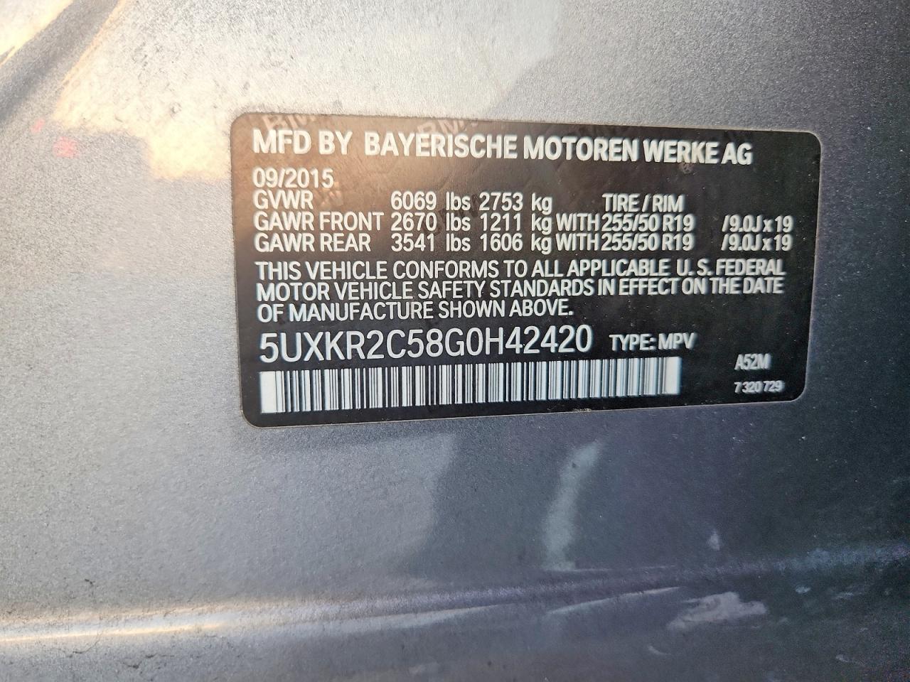 2016 BMW X5 SDRIVE35I photo 13