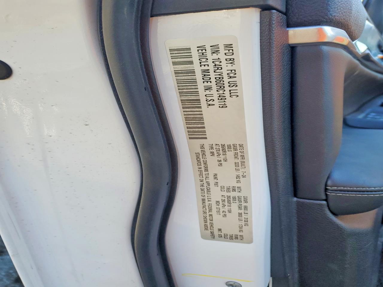 2024 JEEP GRAND CHEROKEE LIMITED 4XE photo 14