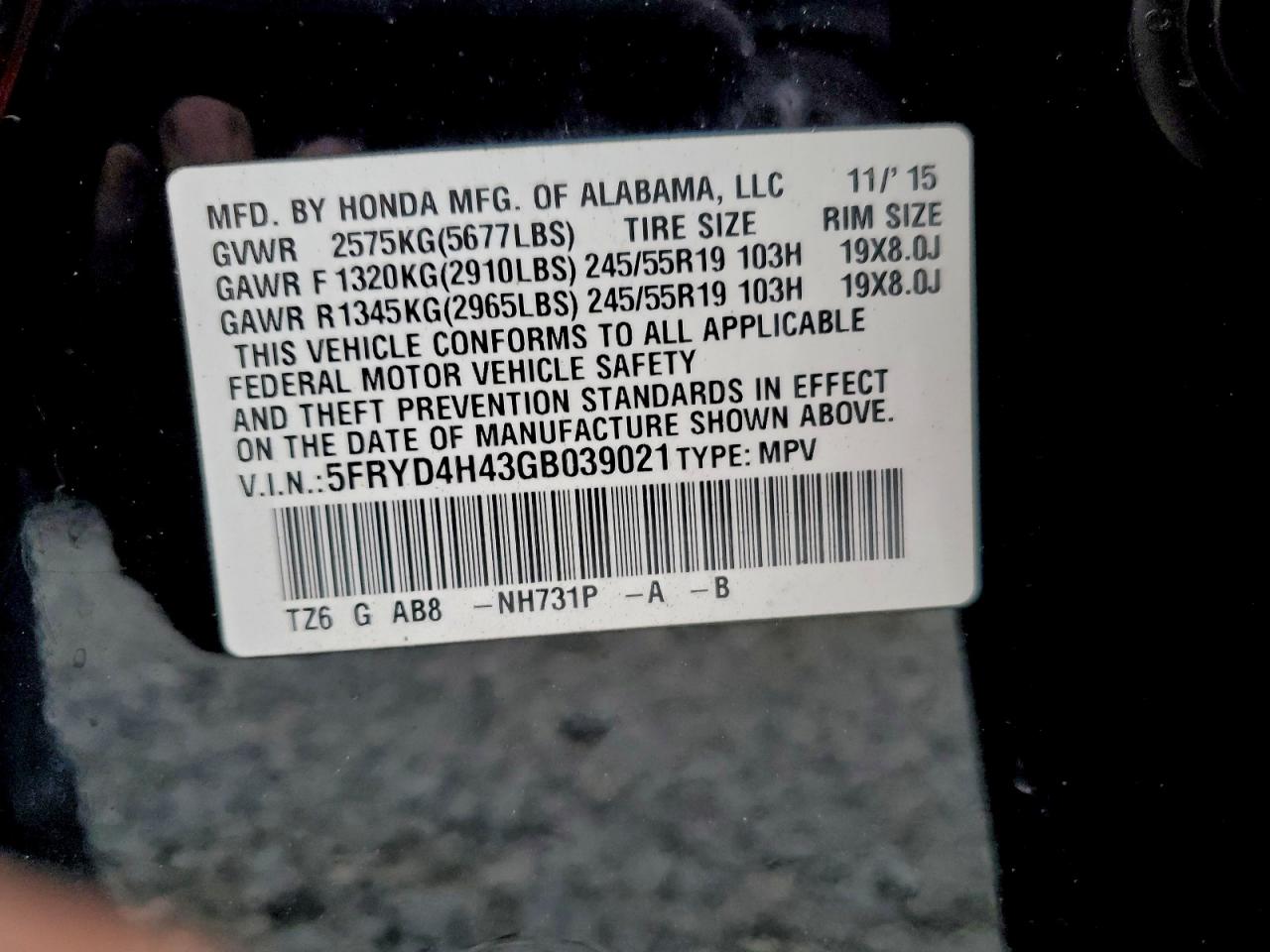 2016 ACURA MDX TECHNOLOGY photo 13