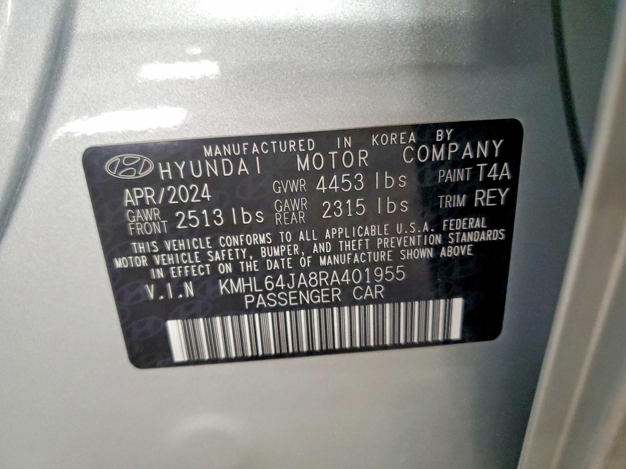 2024 HYUNDAI SONATA SEL photo 12