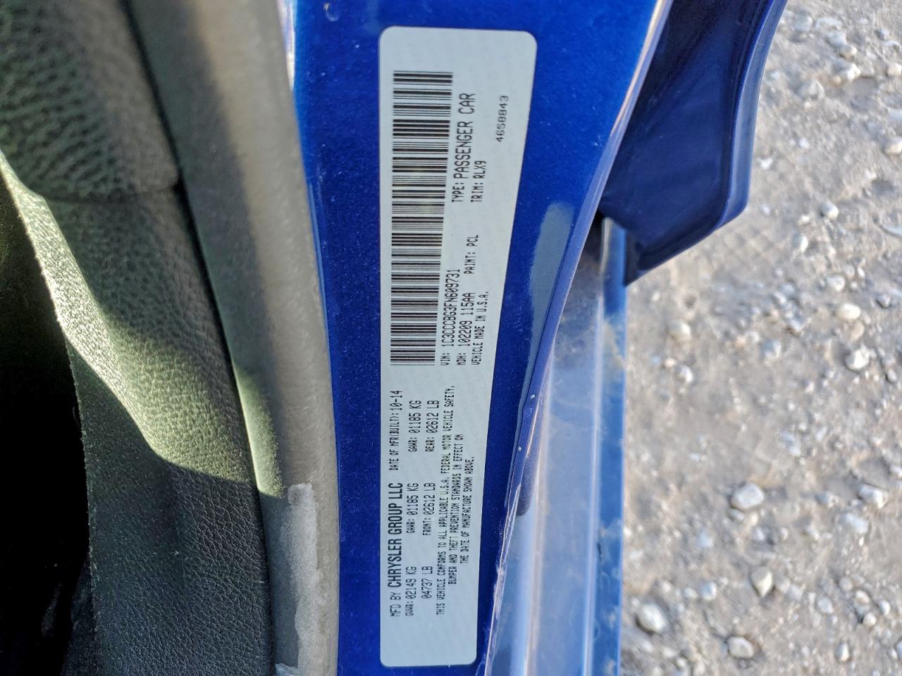 2015 CHRYSLER 200 S photo 12