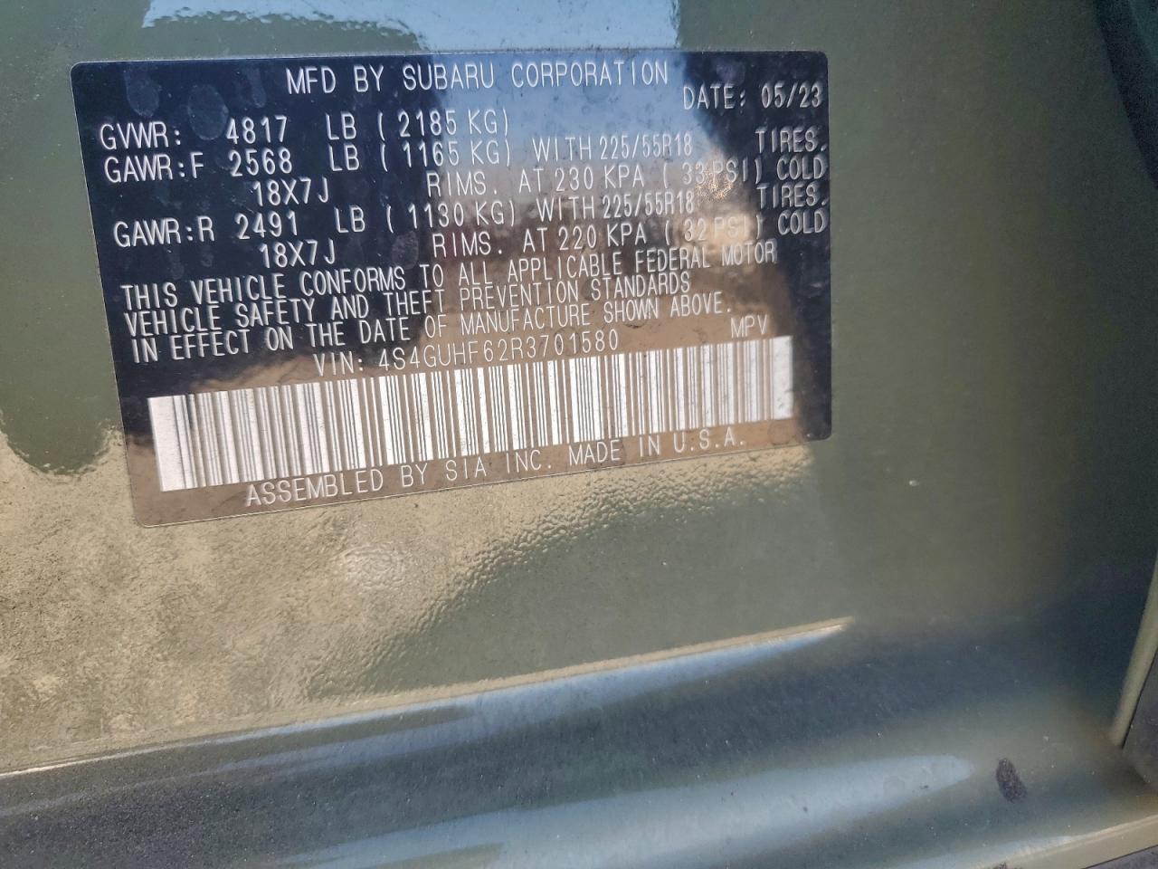 2024 SUBARU CROSSTREK SPORT photo 13