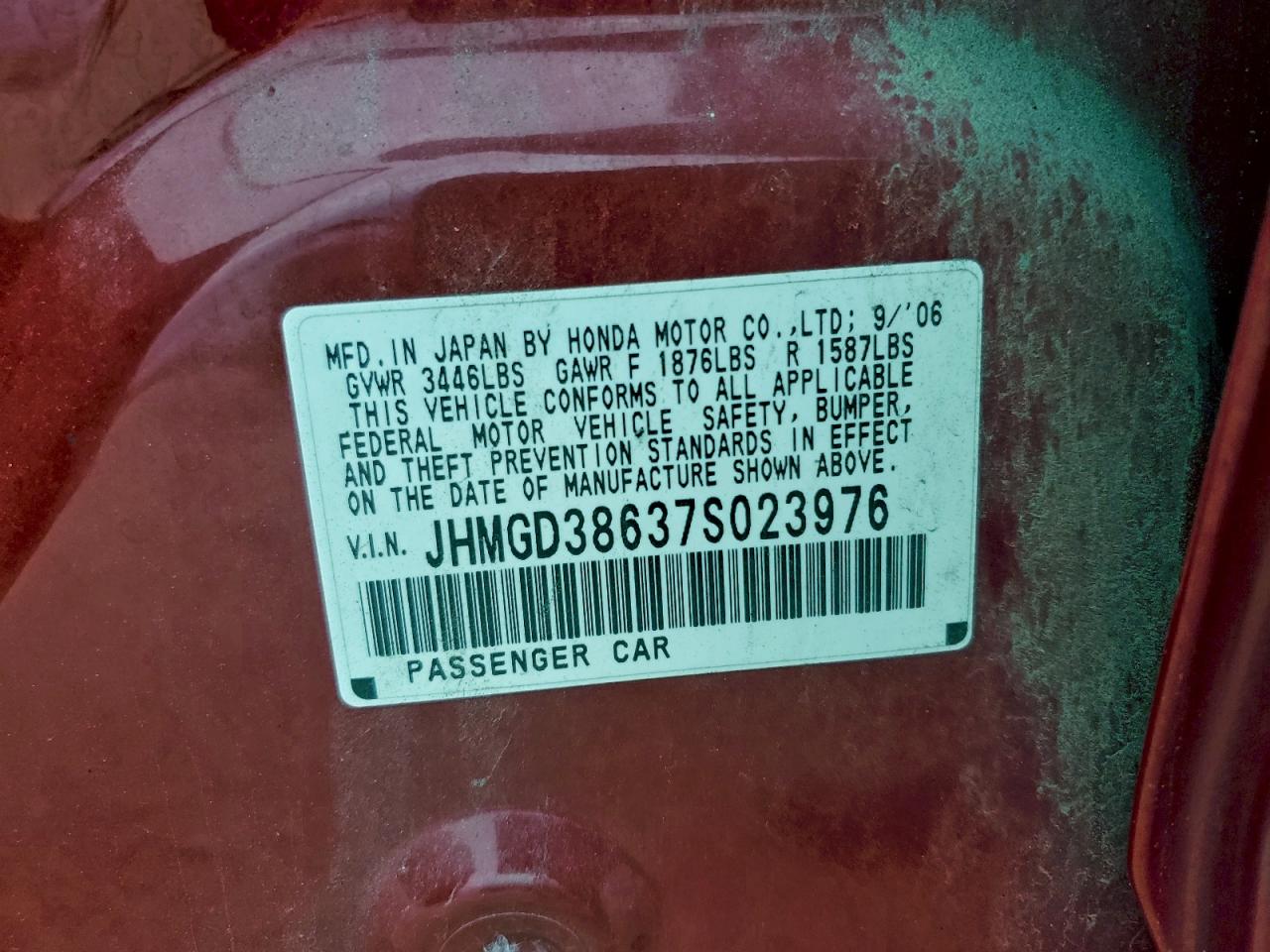 2007 HONDA FIT S photo 12