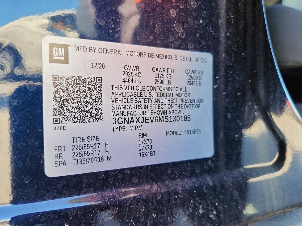 2021 CHEVROLET EQUINOX LT photo 23