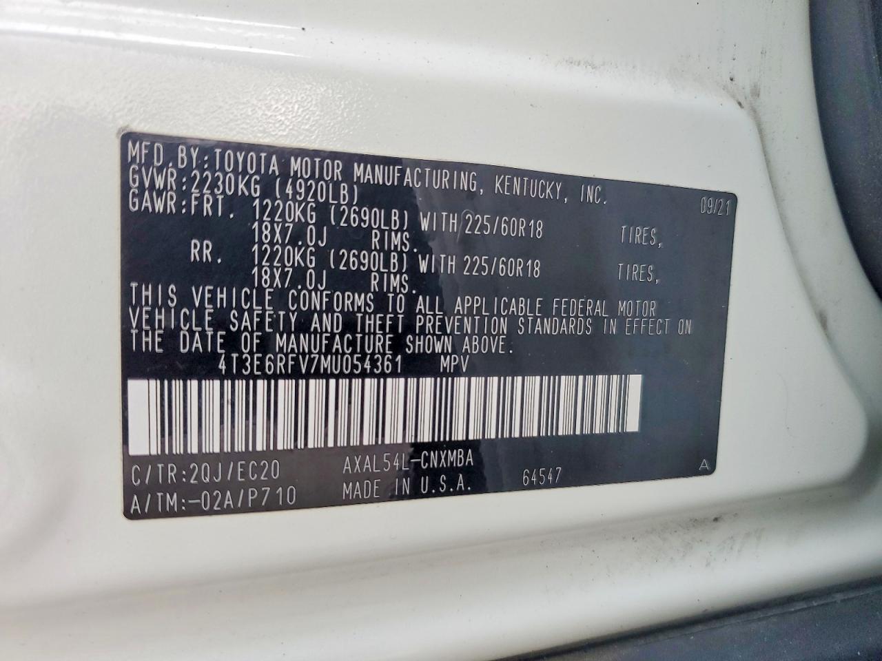 2021 TOYOTA RAV4 XSE photo 14