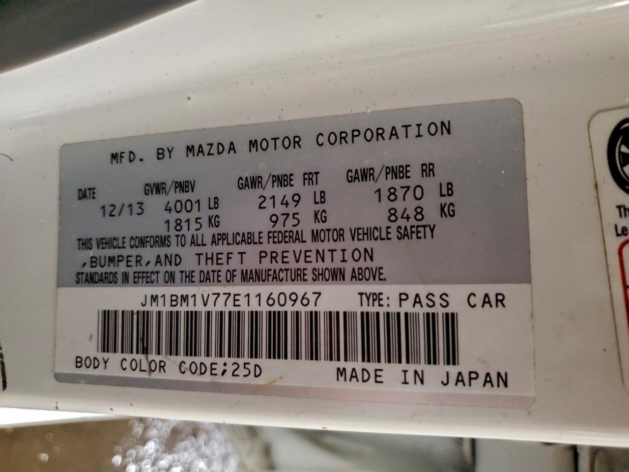 2014 MAZDA 3 TOURING photo 13
