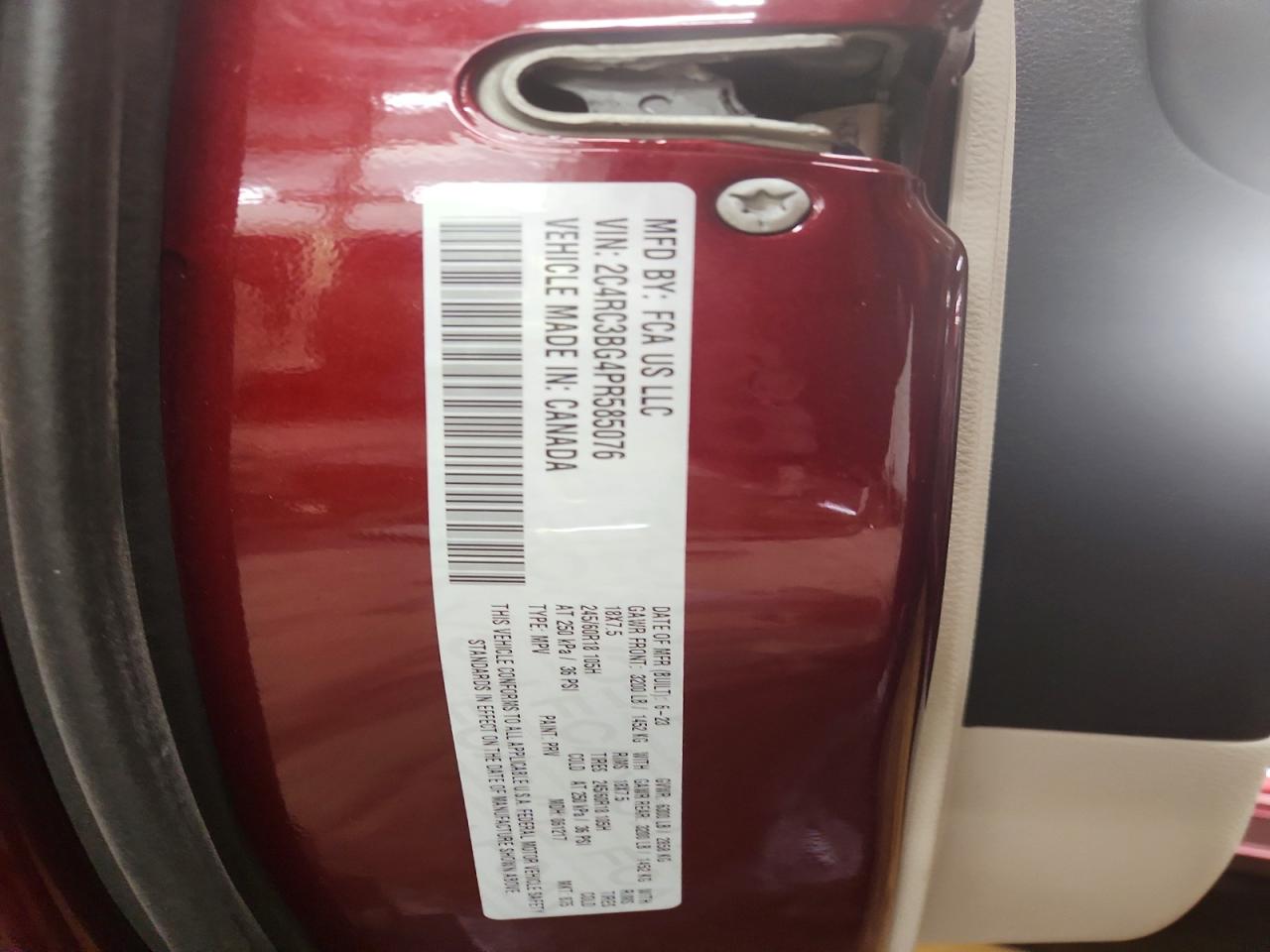 2023 CHRYSLER PACIFICA TOURING L photo 14