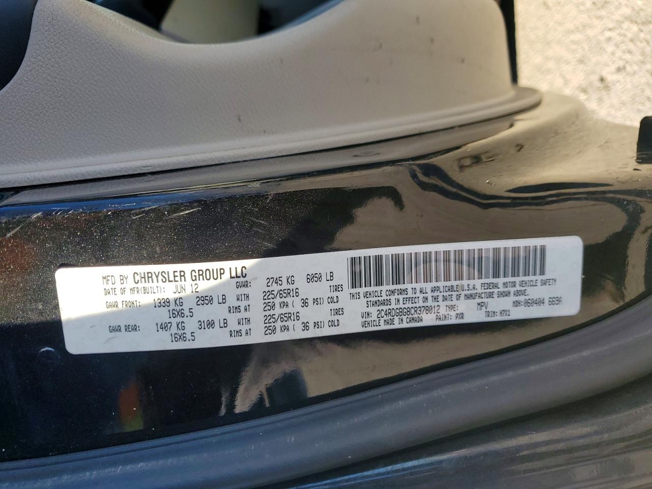 2012 DODGE GRAND CARAVAN SE photo 27