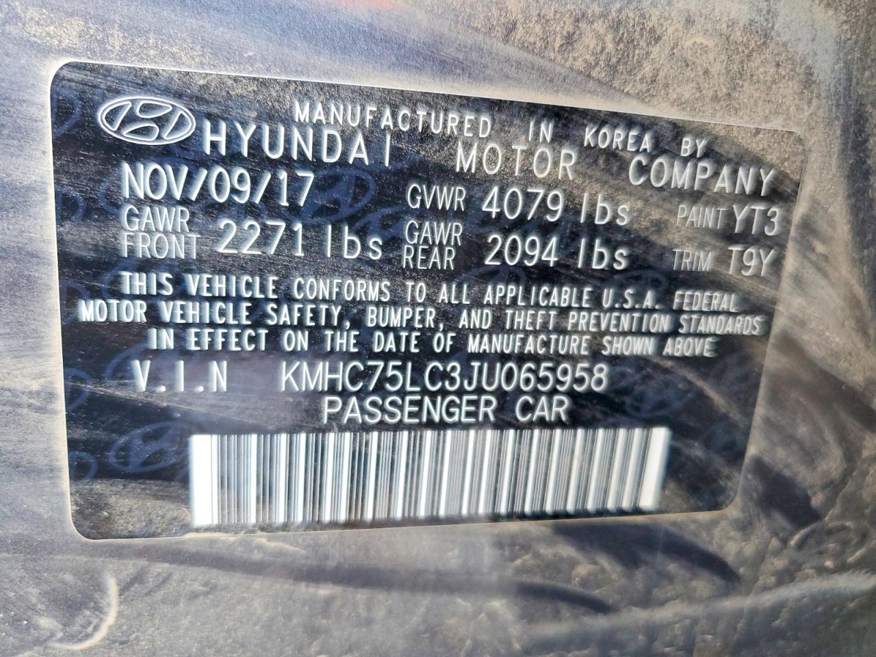 2018 HYUNDAI IONIQ SEL photo 13