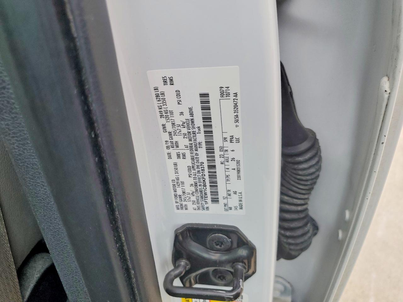 2019 FORD F150 SUPERCREW photo 12