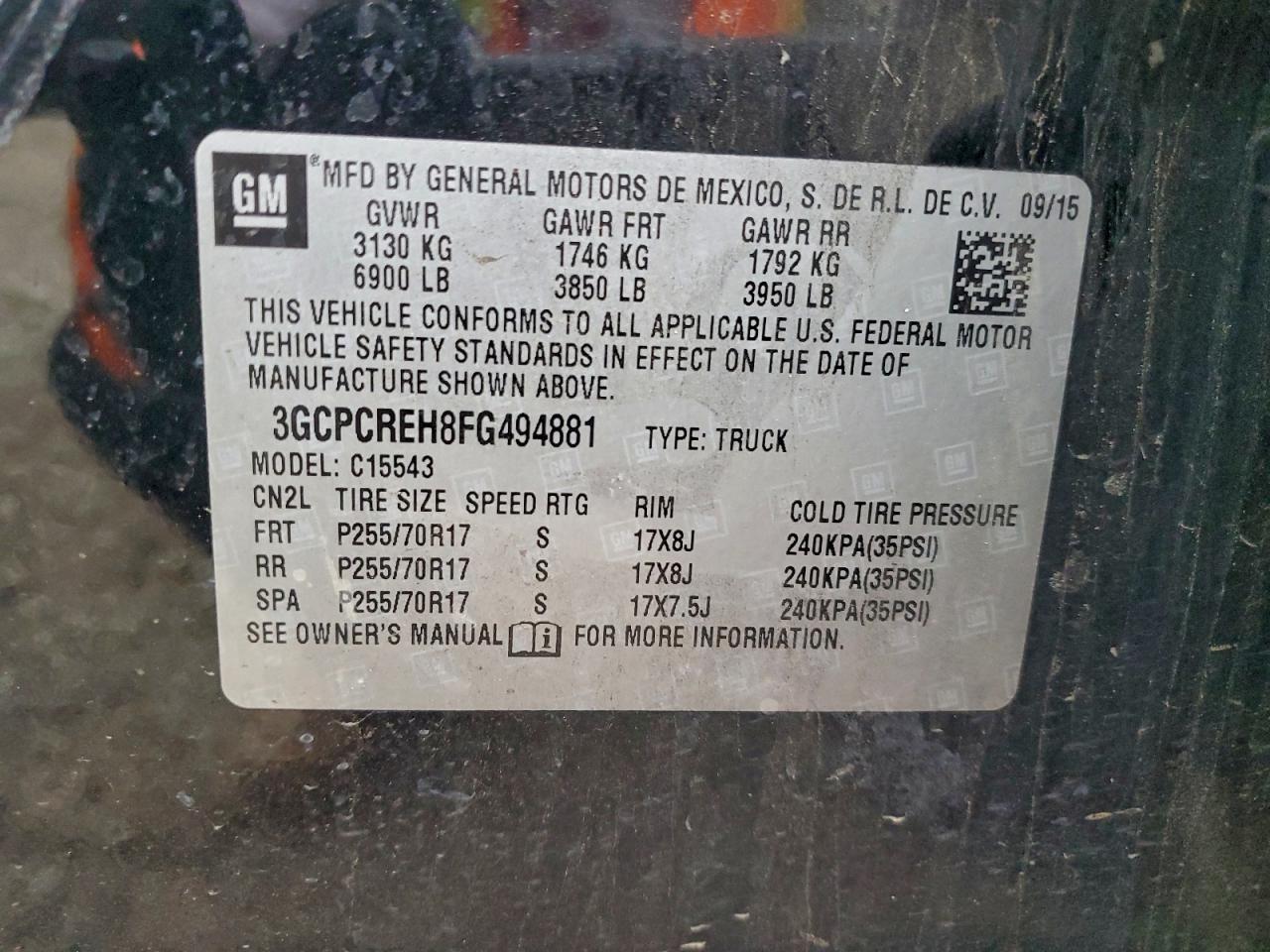 2015 CHEVROLET SILVERADO C1500 LT photo 23