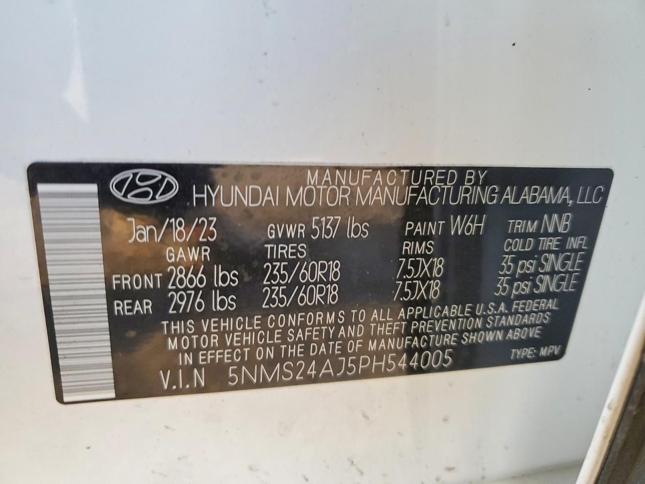 2023 HYUNDAI SANTA FE SEL photo 13