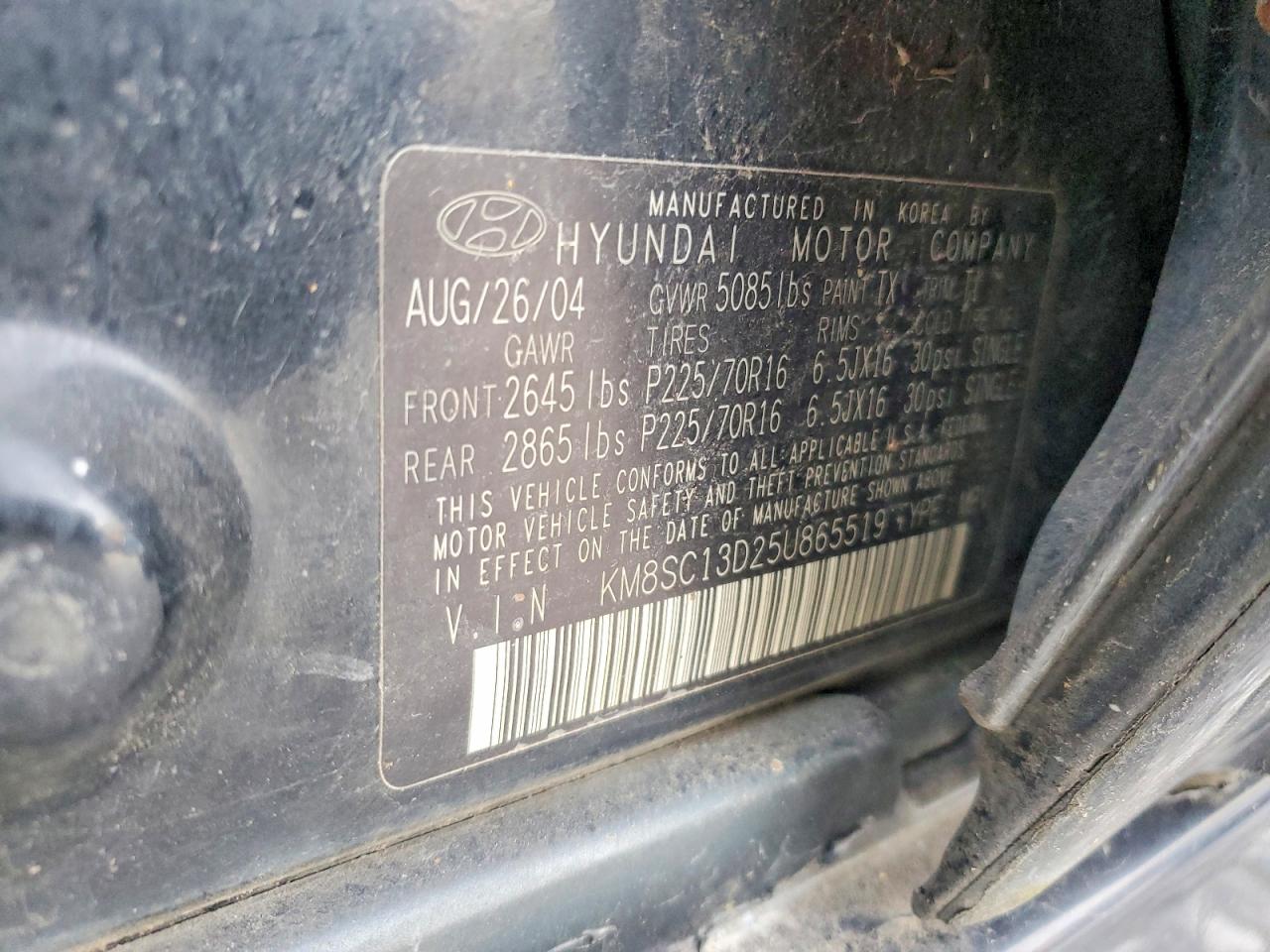 2005 HYUNDAI SANTA FE GLS photo 14