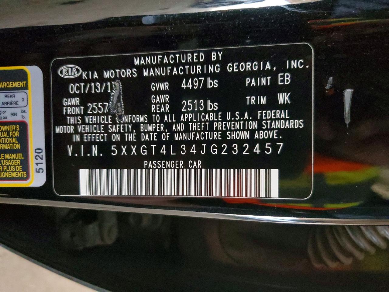 2018 KIA OPTIMA LX photo 12