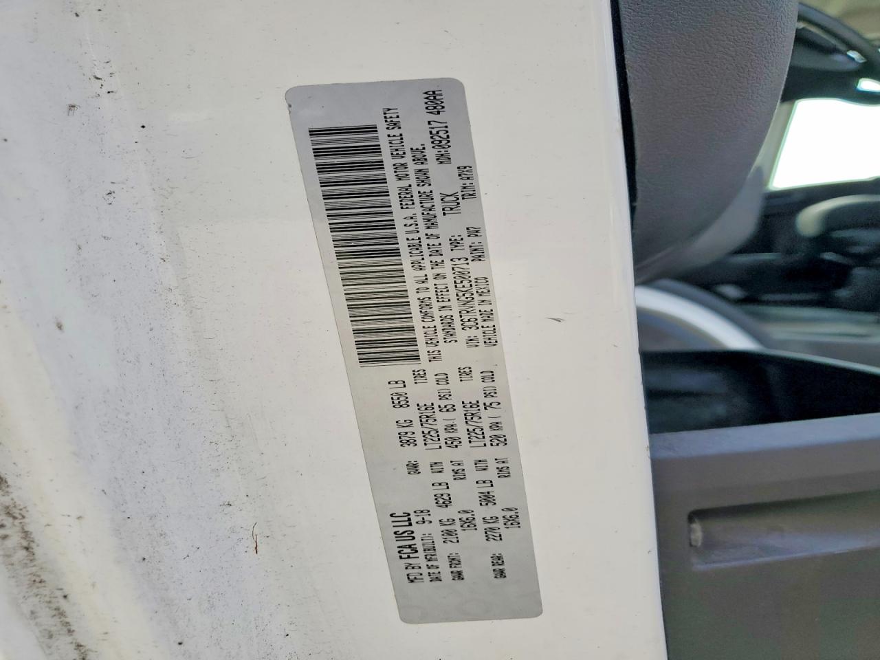 2019 RAM PROMASTER 1500 DELIVERY VAN photo 13