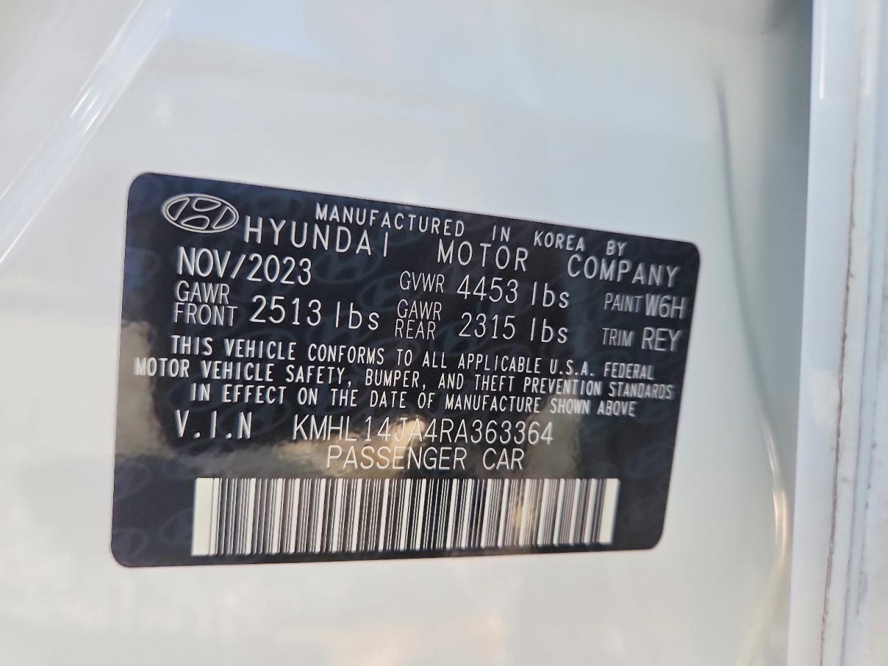 2024 HYUNDAI SONATA SEL photo 13