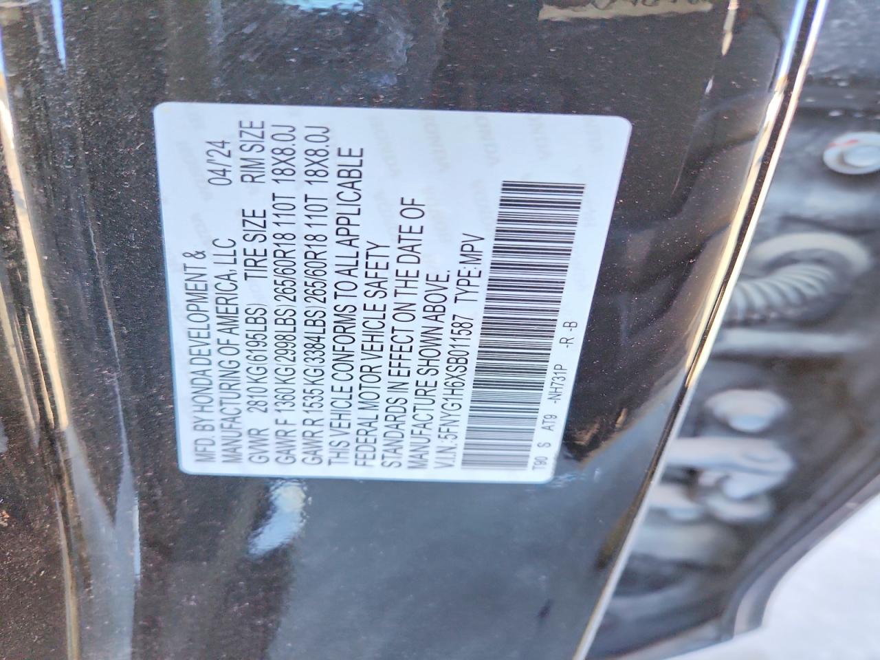 2025 HONDA PILOT TRAILSPORT photo 13
