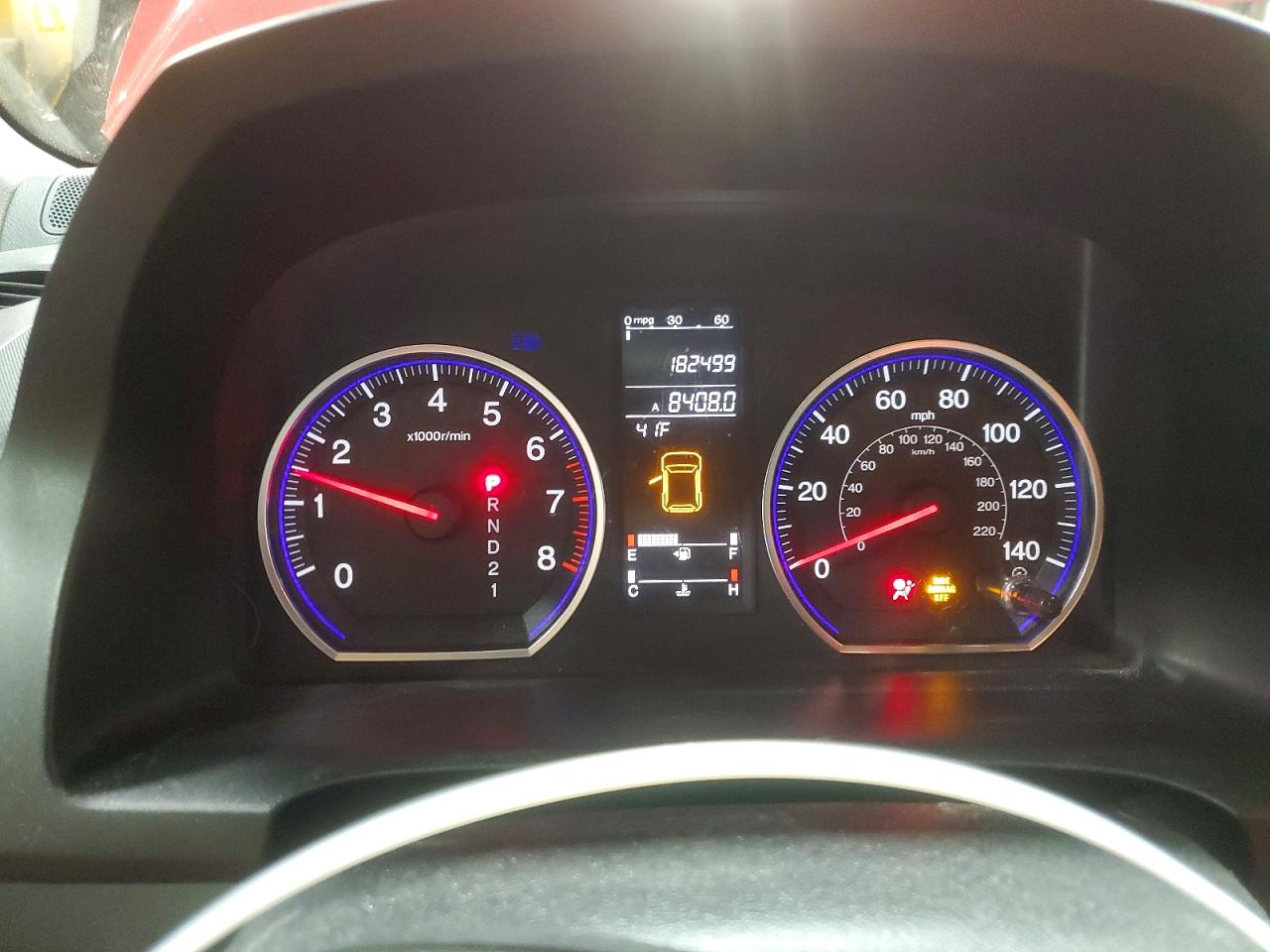 2008 HONDA CR-V EXL photo 9