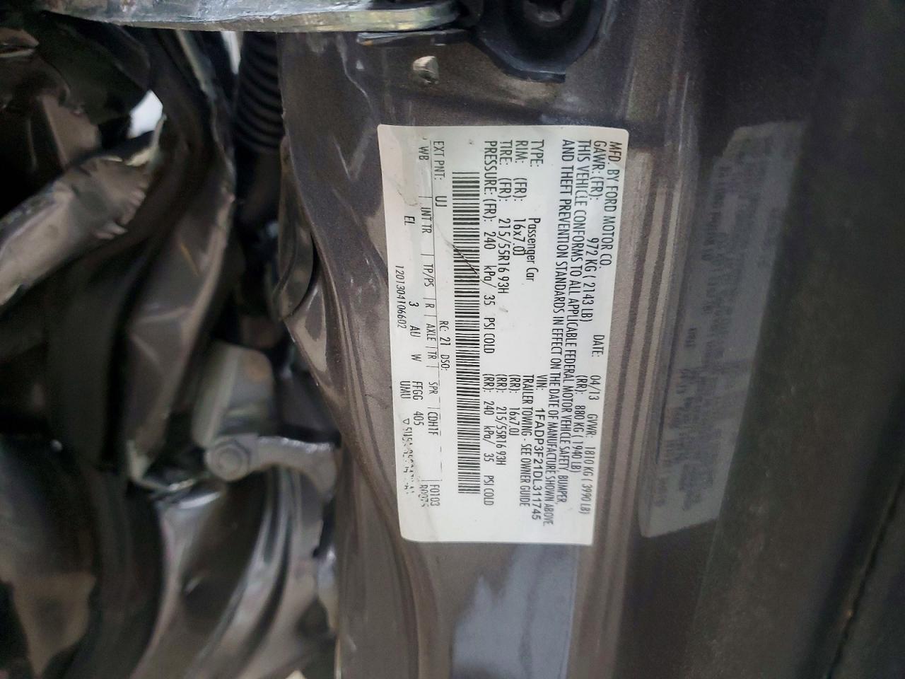 2013 FORD FOCUS SE photo 13