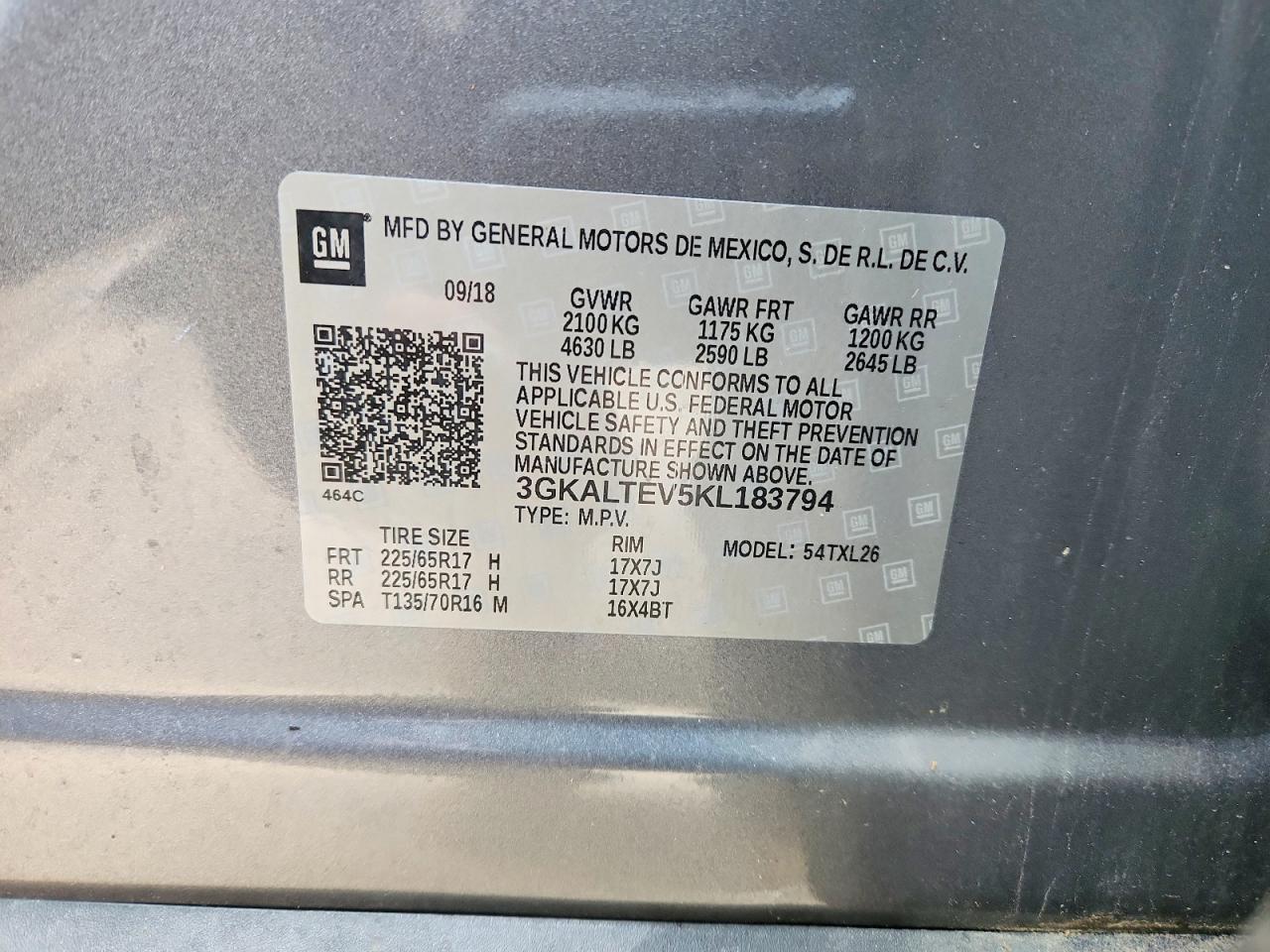 2019 GMC TERRAIN SLE photo 13