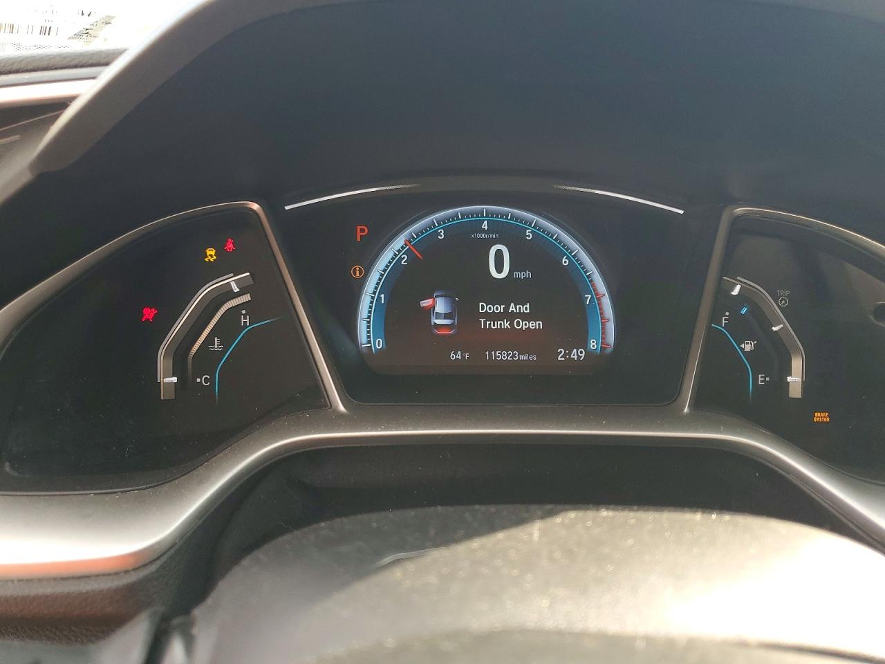 2016 HONDA CIVIC EX photo 9