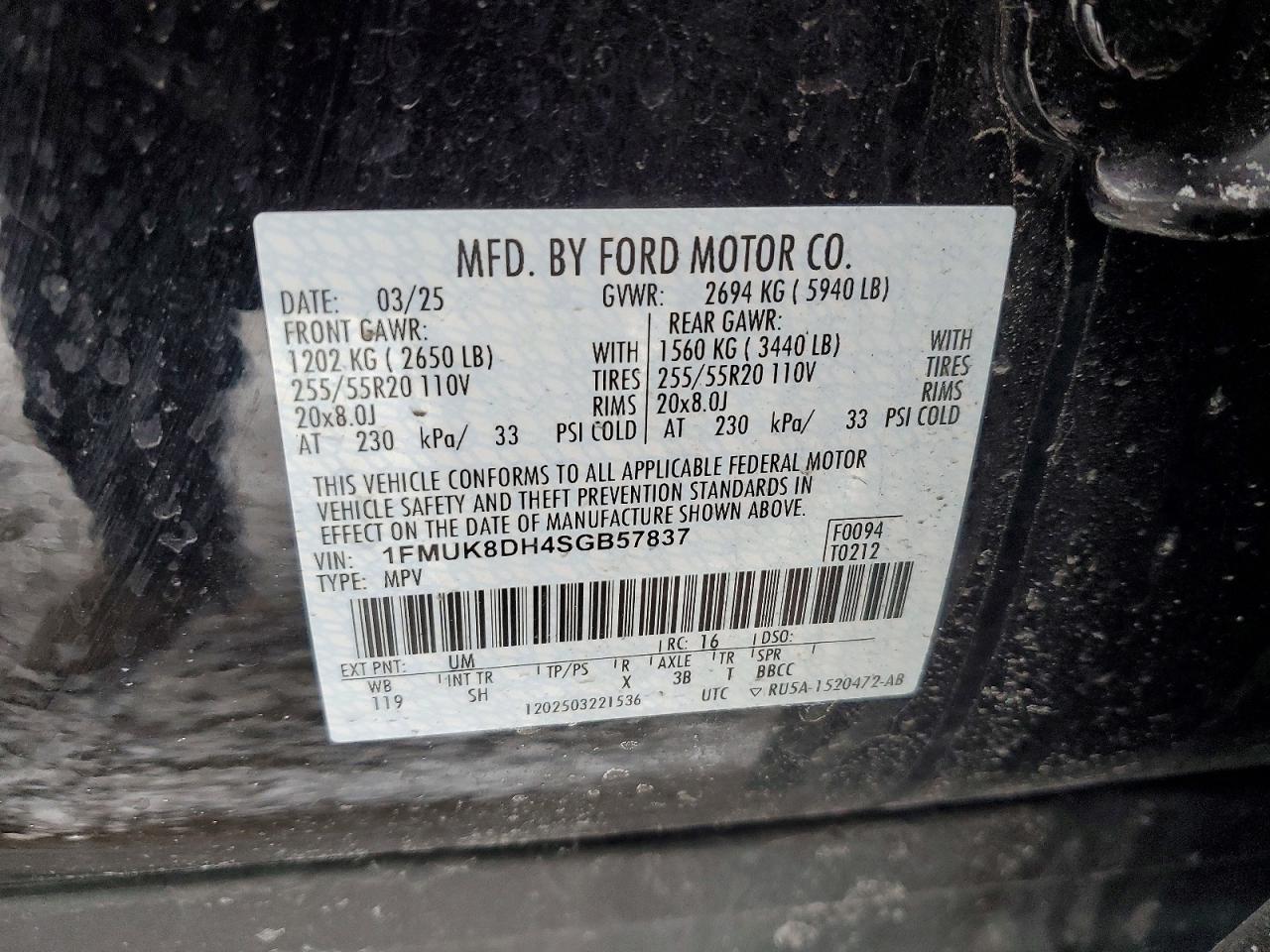 2025 FORD EXPLORER ACTIVE photo 14
