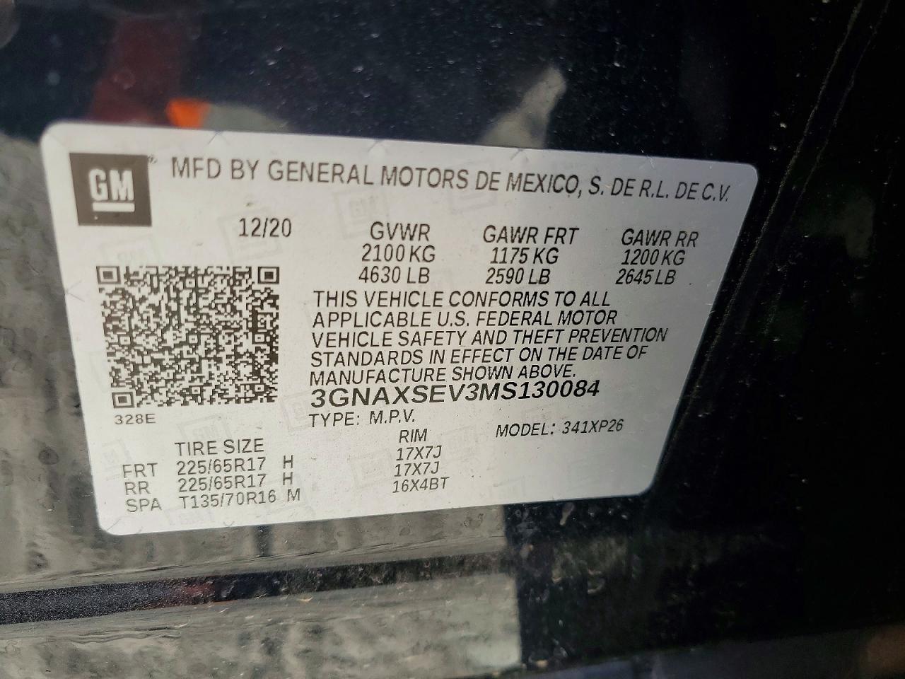 2021 CHEVROLET EQUINOX LS photo 27