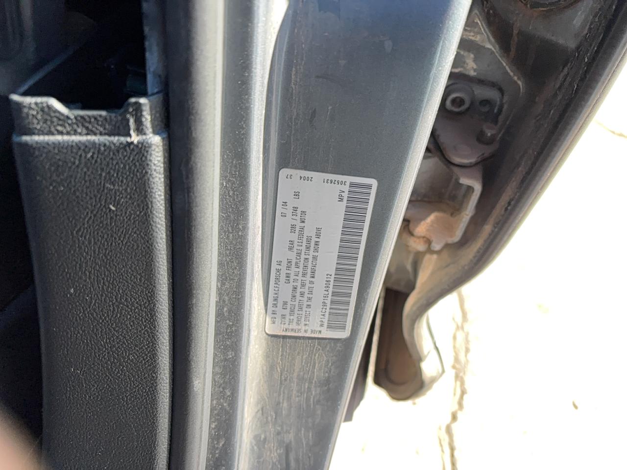 2005 PORSCHE CAYENNE TURBO photo 10