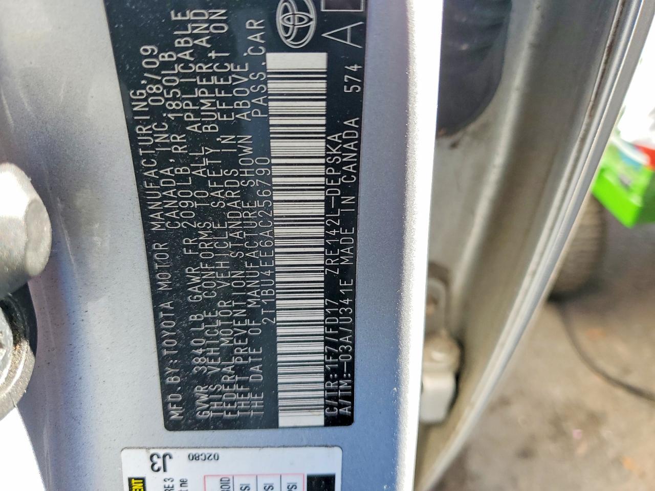 2010 TOYOTA COROLLA BASE photo 12